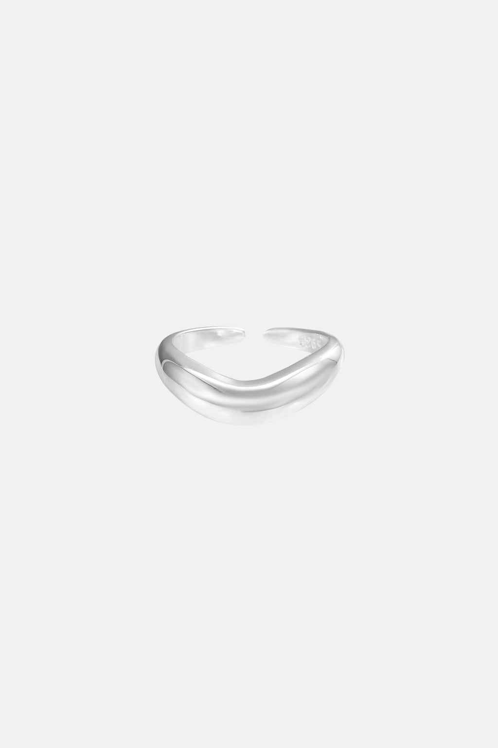 Pulsing Curvy Stacking Ring