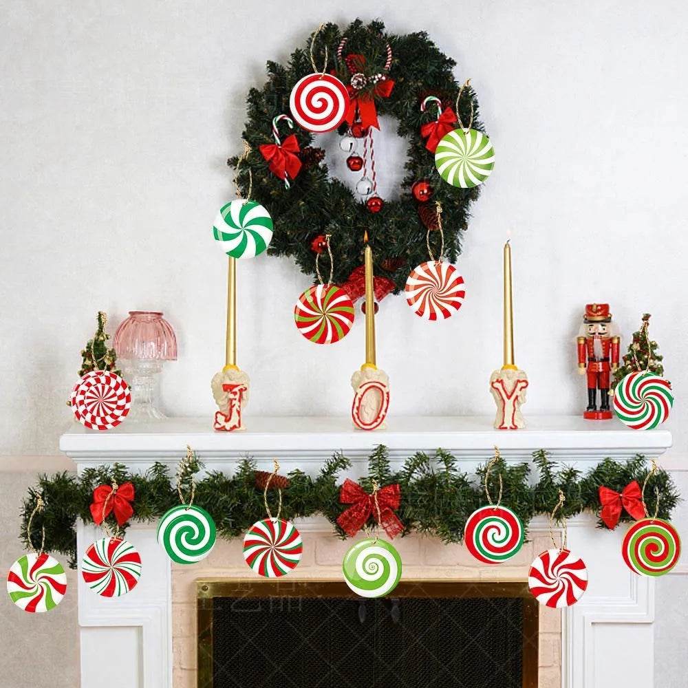 Yeouu | Christmas Party Christmas Tree Decorations Arrangement Candy Ornaments