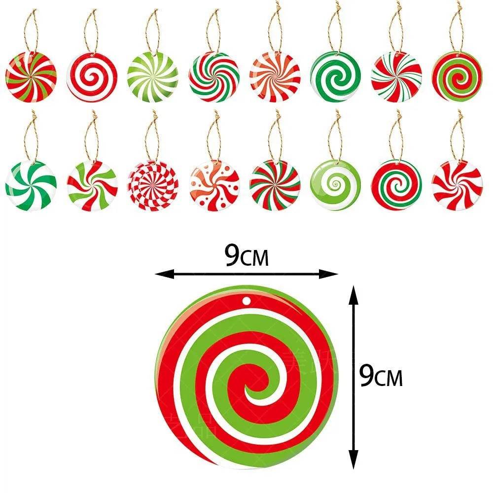 Yeouu | Christmas Party Christmas Tree Decorations Arrangement Candy Ornaments
