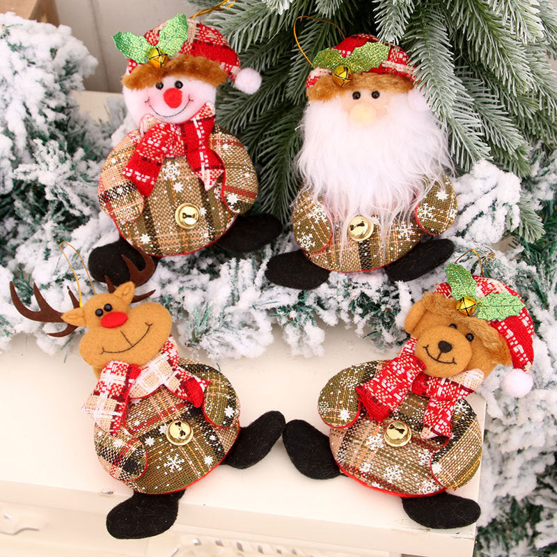 Festive Holiday Snowman Ornament Yeouu