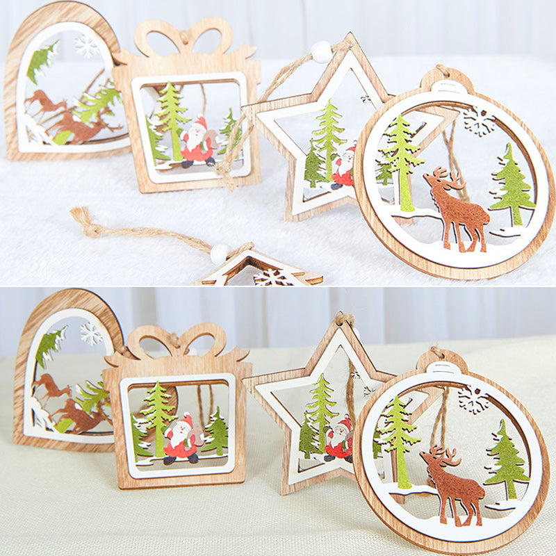 Yeouu | Christmas Wooden Pendant