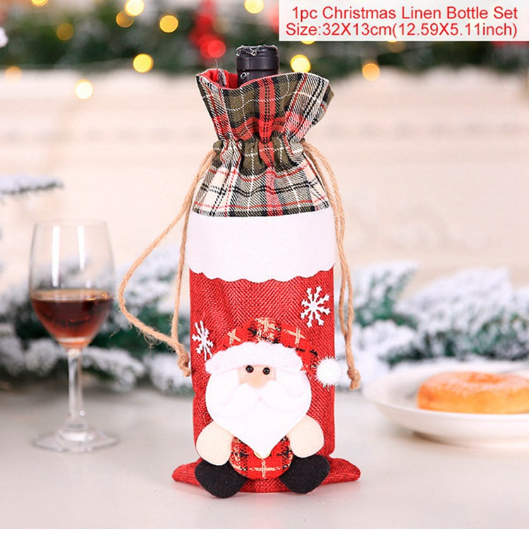 Yeouu | Decorations Christmas Wine Bottle Socks