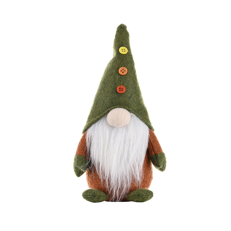 Yeouu | Christmas Green Faceless Old Man Elf Figurine