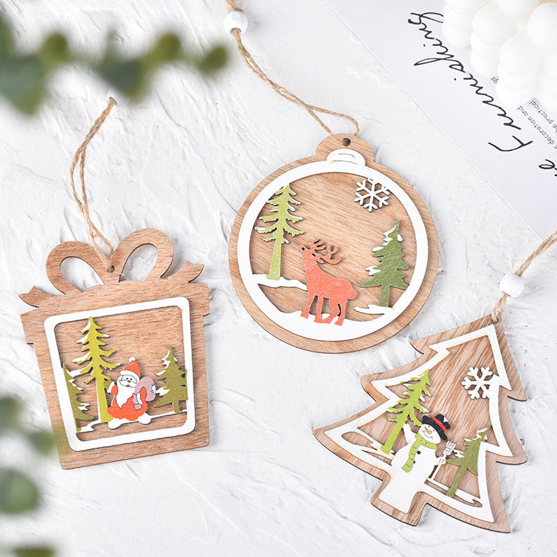 Yeouu | Christmas Wooden Pendant