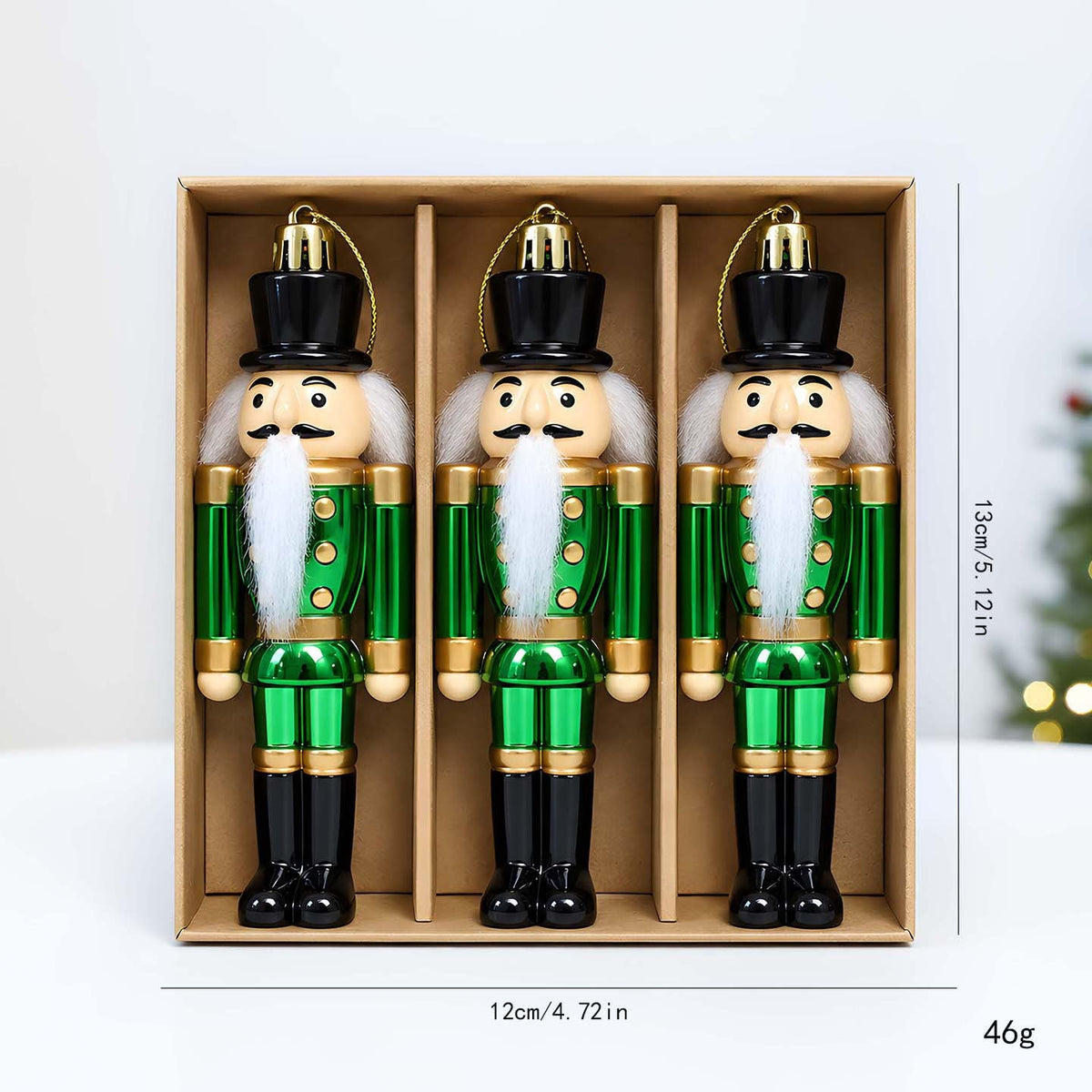 Nutcracker Pendant, Set of 3