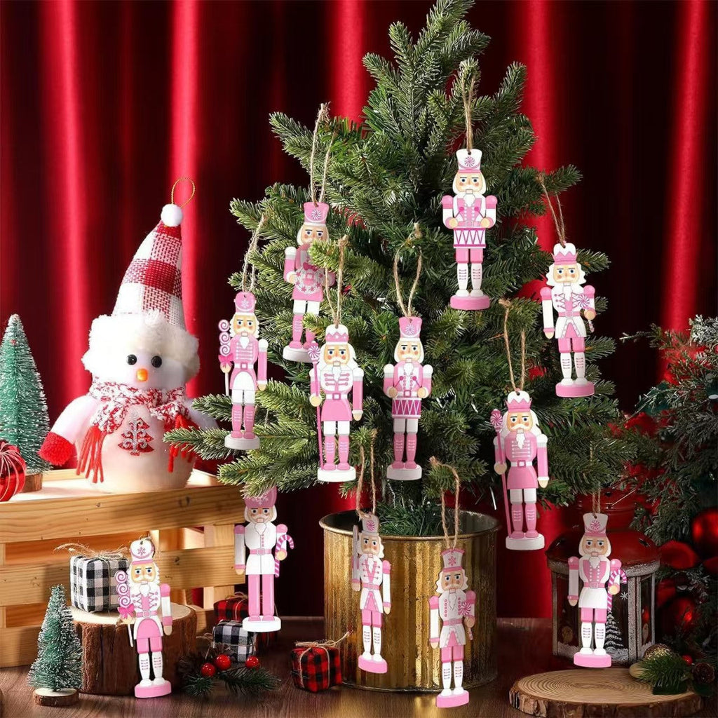 Nutcracker pendant made of wood, 13 cm