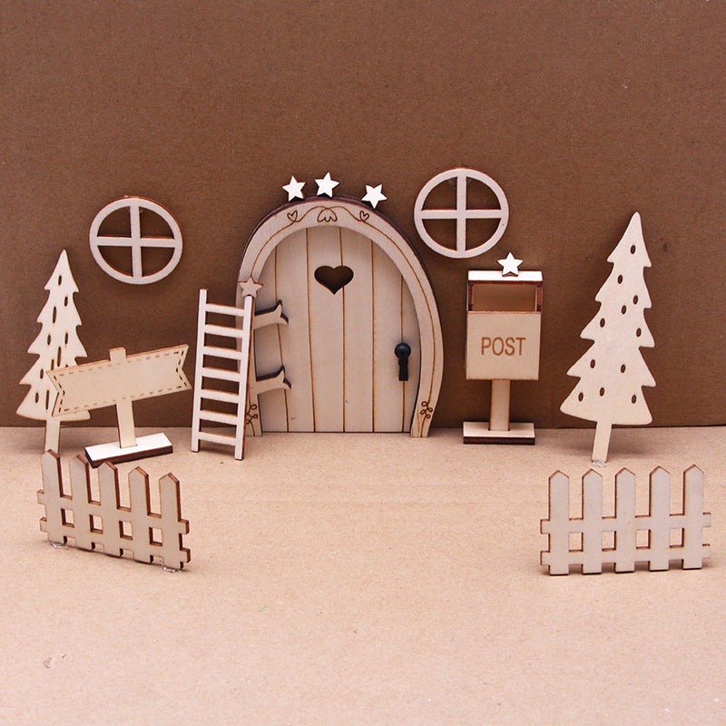 Miniature Fairy Door Set for Dollhouses