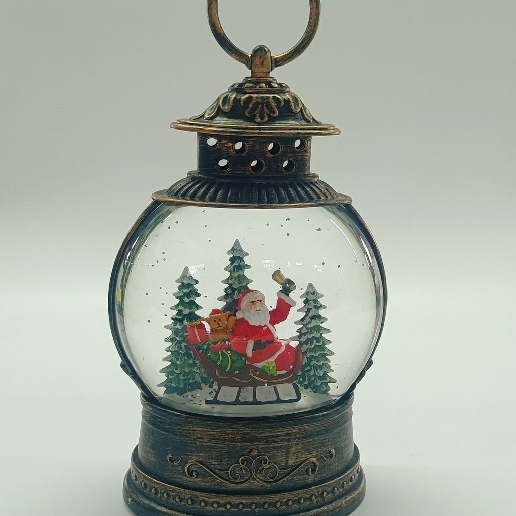 Romantic music box with snow effect and light