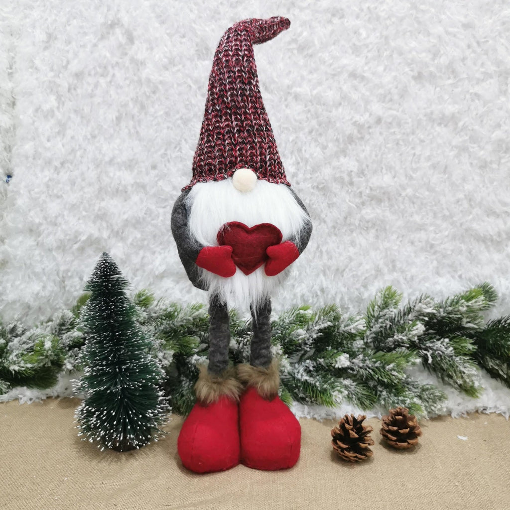 Scandinavian gnome figure, extendable, fabric