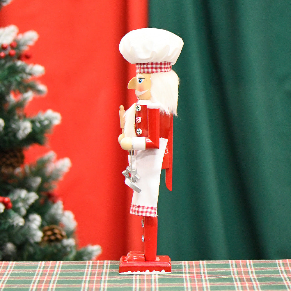 Nutcracker Figure Chef, 38 cm, Wood