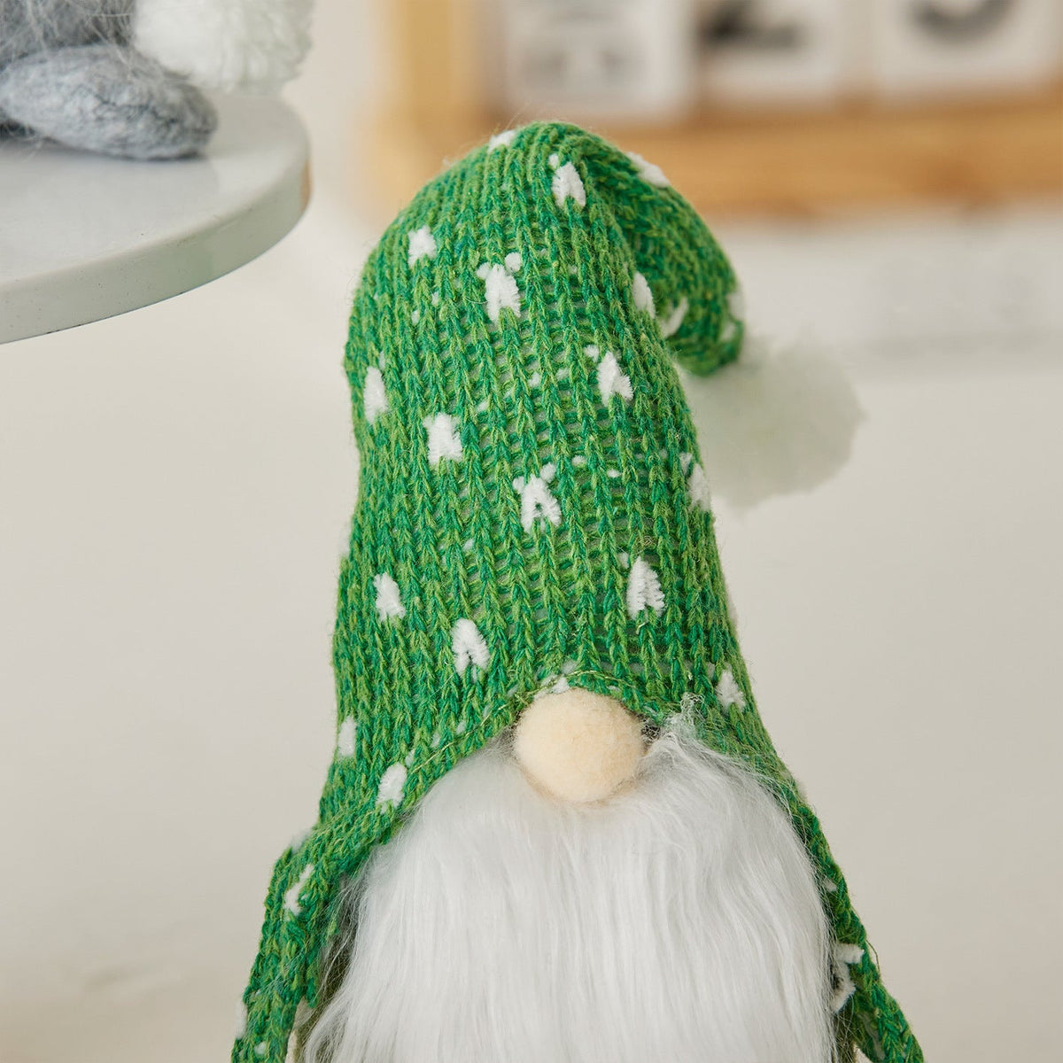Scandinavian gnome with knit hat