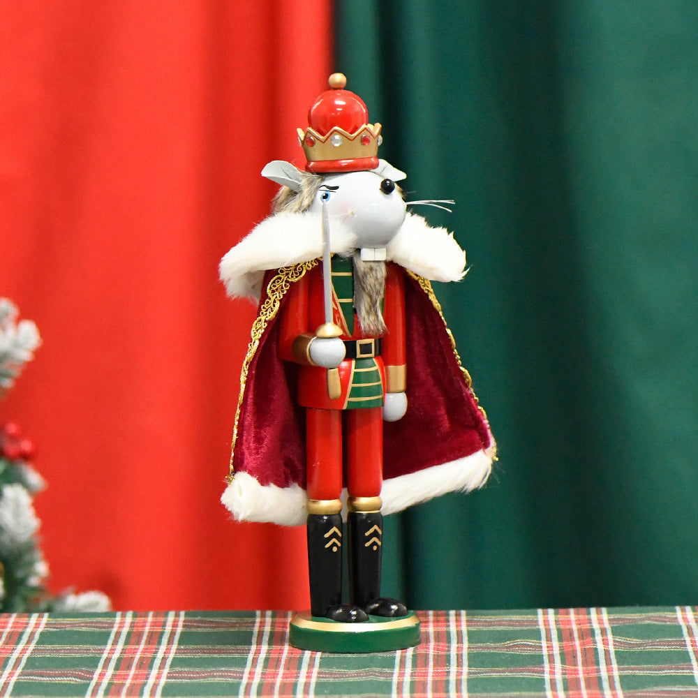 Nutcracker soldier made of wood, 30 cm