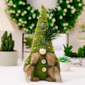 Christmas elf figure with knitted hat