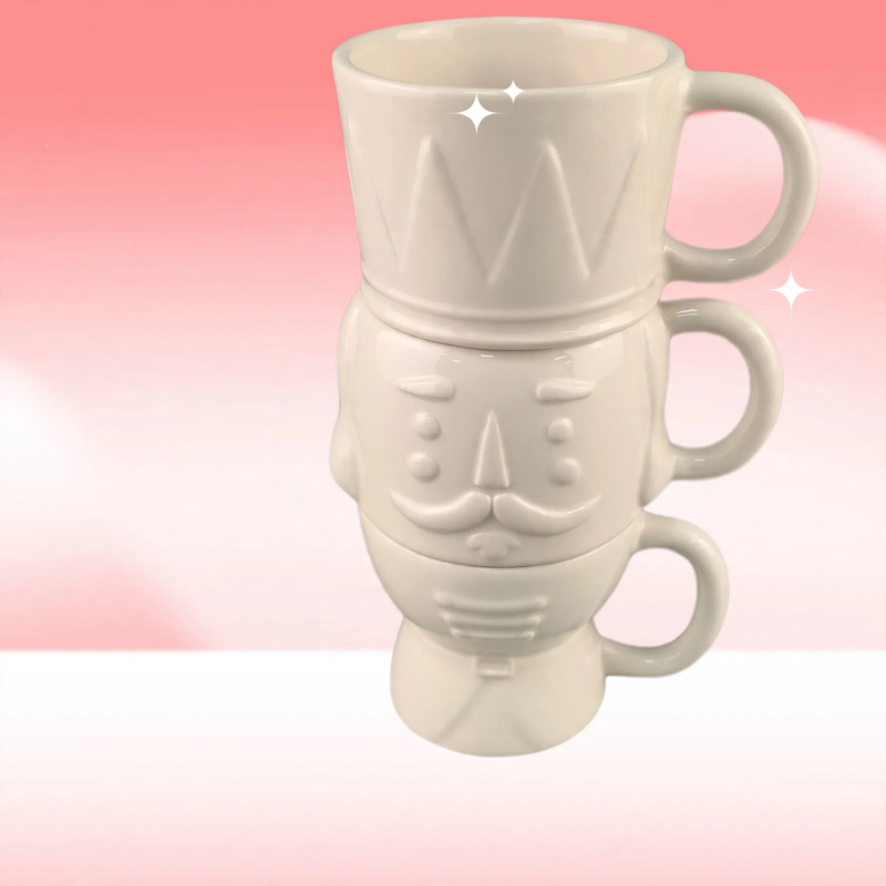 Ceramic mug with nutcracker motif, 420 ml