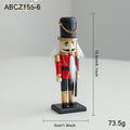 Wooden Nutcracker Figure for Christmas Table Decoration