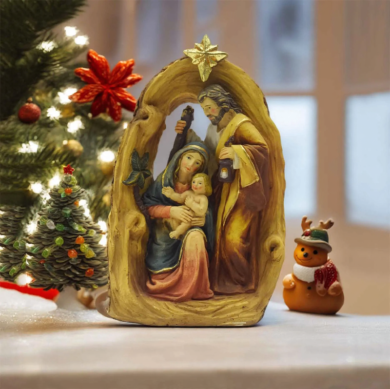Holy Family Nativity Figure made of Resin