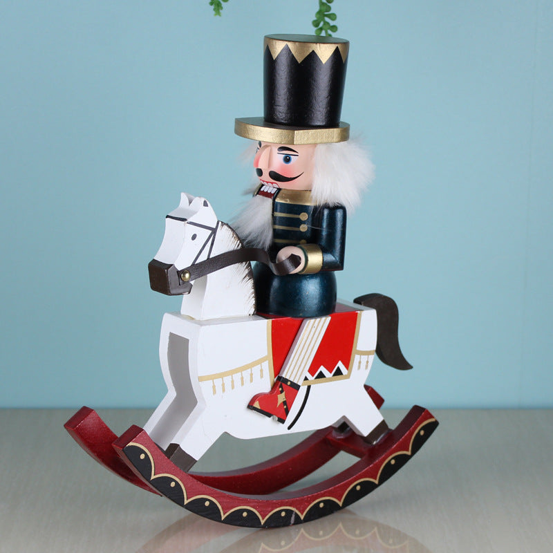 Nutcracker figure made of pine wood, 30 cm
