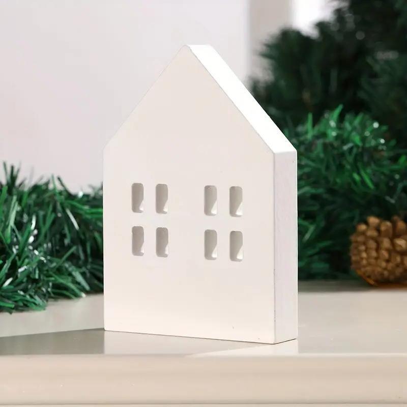 Decorative wooden hut for the table