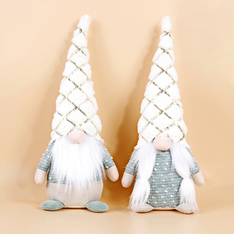 Christmas Elf Figure, 44 cm, sitting with sequins