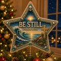 ⭐ Faith & Scripture Pearl Diamond Art Christmas Tree Topper Kit