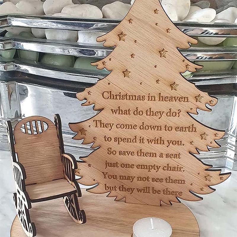 Yeouu | Christmas Memorial Candles Ornament In Memory of Loved Ones