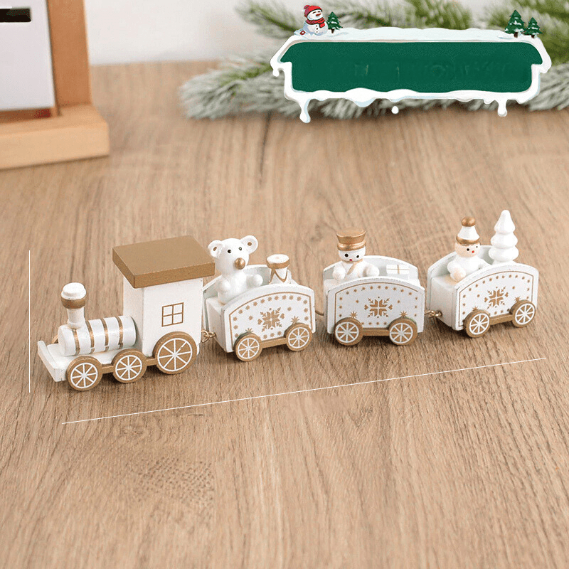 Yeouu | ChristmasTrain | Cheerful Wooden Decoration