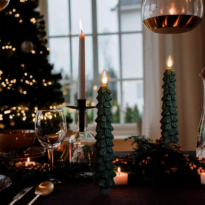 Yeouu | LED Christmas Tree Candles with Remote