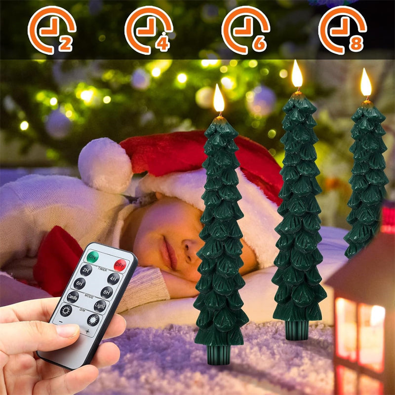 Yeouu | LED Christmas Tree Candles with Remote