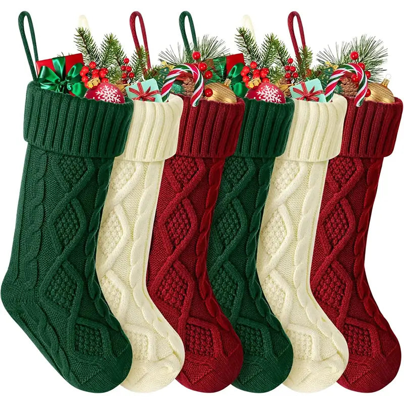 Yeouu | Knit Christmas Stockings