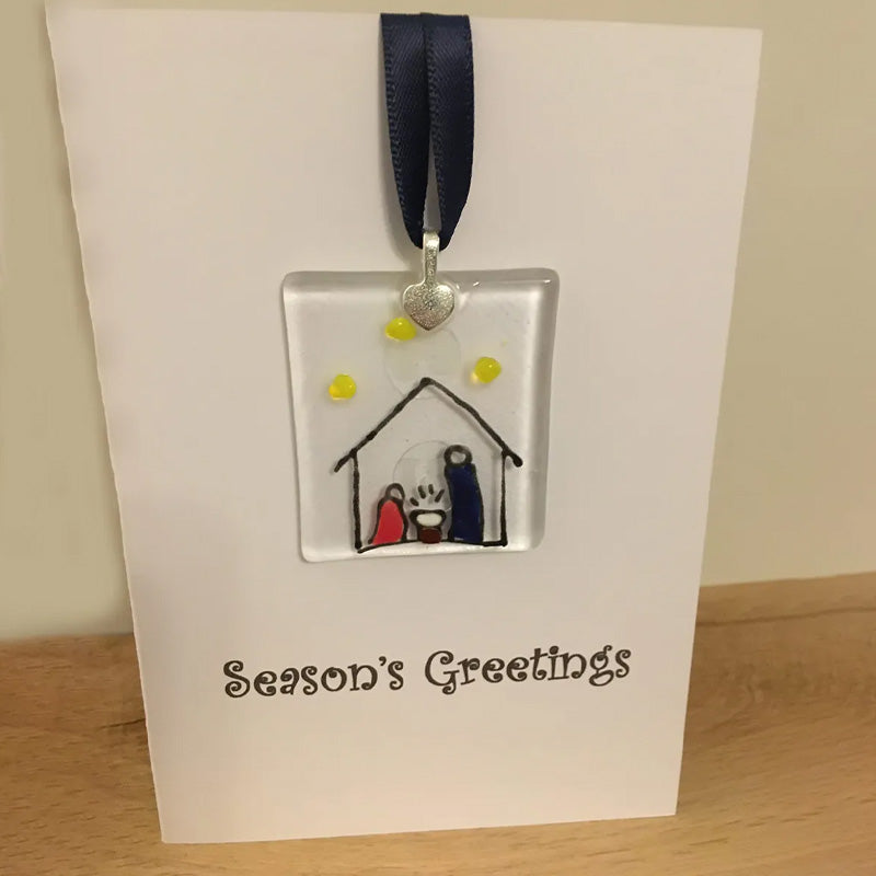 Yeouu | Handmade Christmas card ornaments