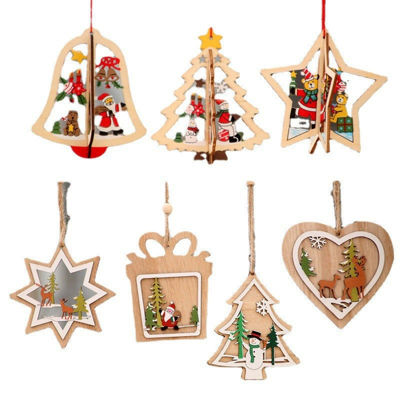 Yeouu | Christmas Wooden Pendant