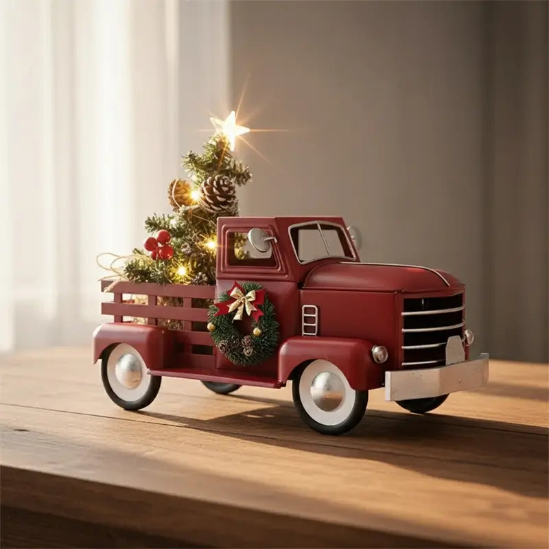 Yeouu | Christmas Truck with Twinkling Lights