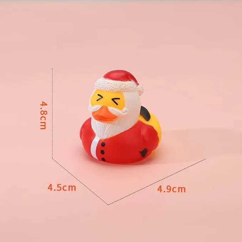 Yeouu | 24 Pcs Countdown Christmas Rubber Ducks Advent Calendar