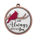 Yeouu | Cardinal Bird Wooden Christmas Ornament