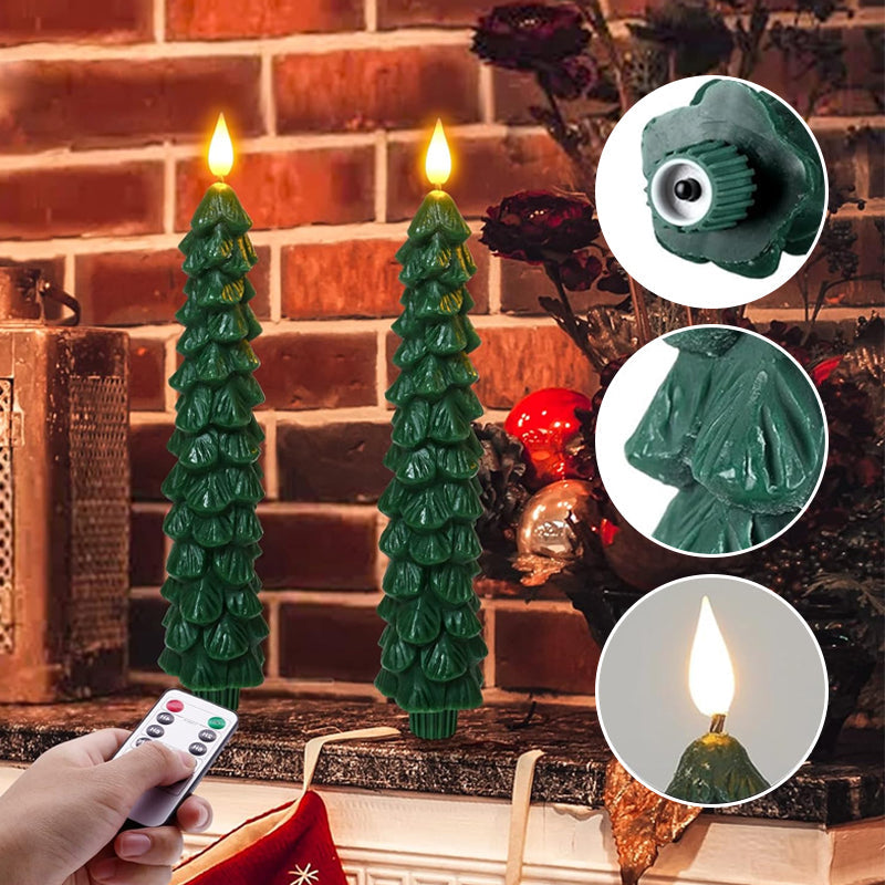 Yeouu | LED Christmas Tree Candles with Remote