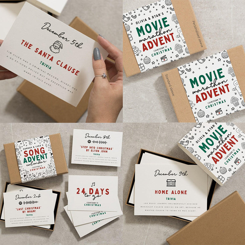 Yeouu | Movie/Film Trivia Christmas Advent Calendar - Christmas Gift