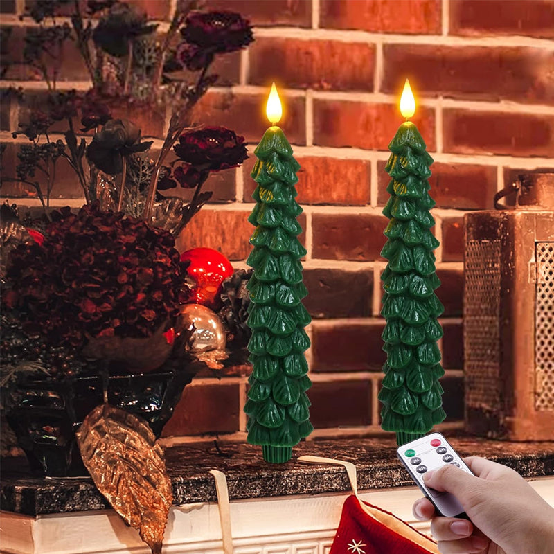 Yeouu | LED Christmas Tree Candles with Remote