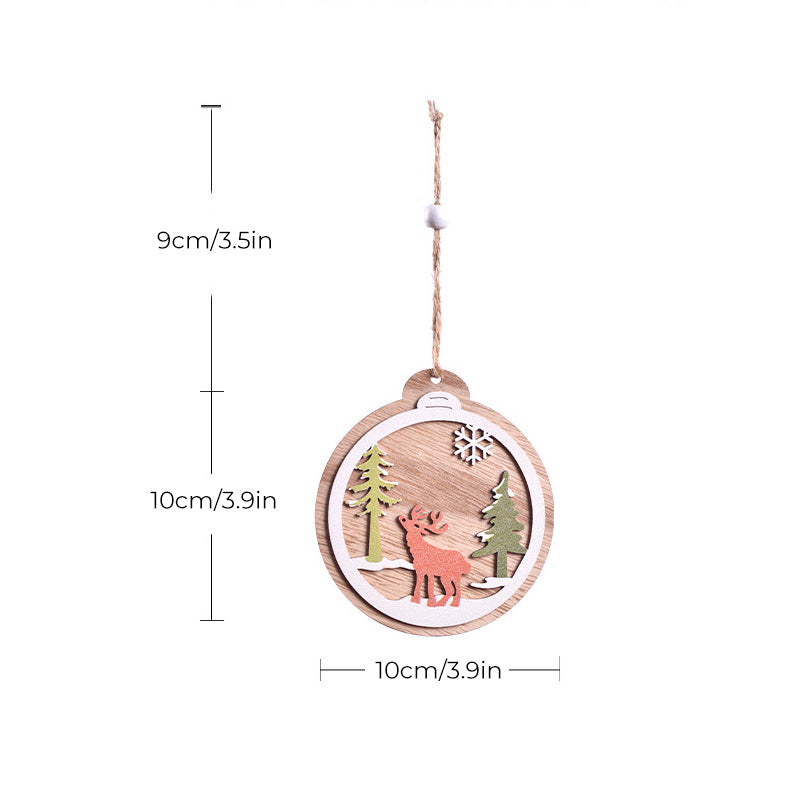 Yeouu | Christmas Wooden Pendant