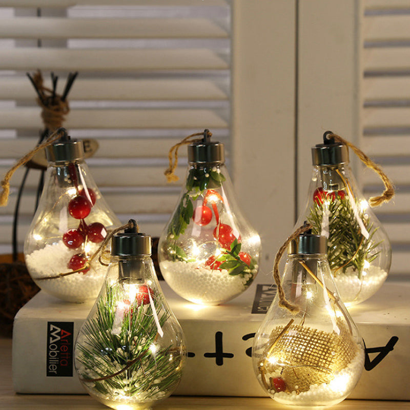 Yeouu | LED Micro Landscape Christmas Tree Deocr Bulbs