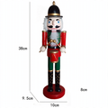 Wooden Nutcracker Soldier, 14 inches, Drummer Design