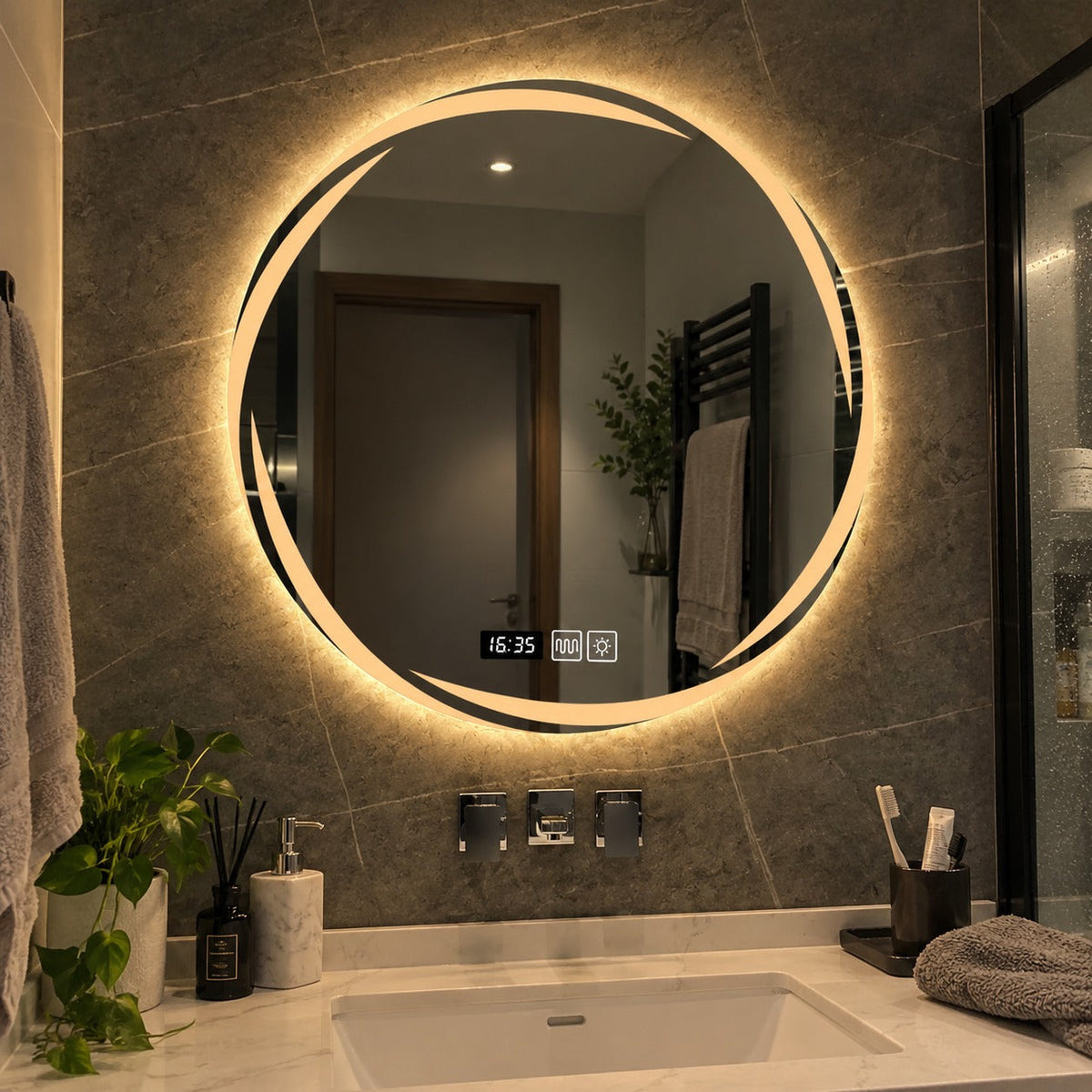Morning Glow Artsy Smart LED Mirror