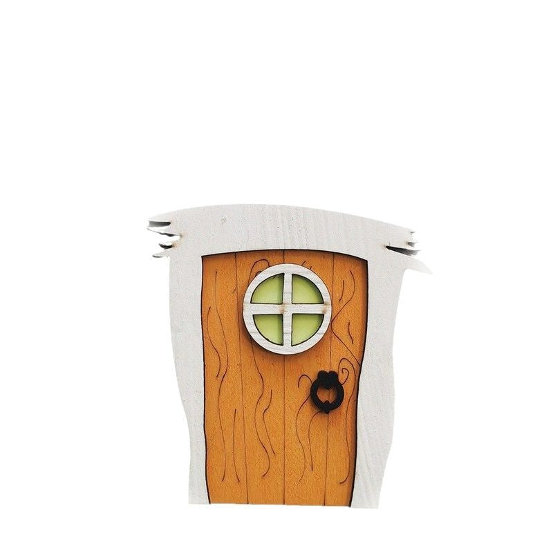 Miniature Elf Door for Dollhouses, 10 cm