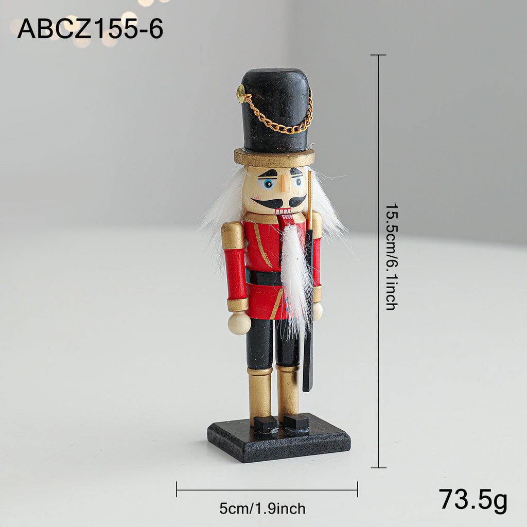 Nutcracker soldier made of wood, various sizes