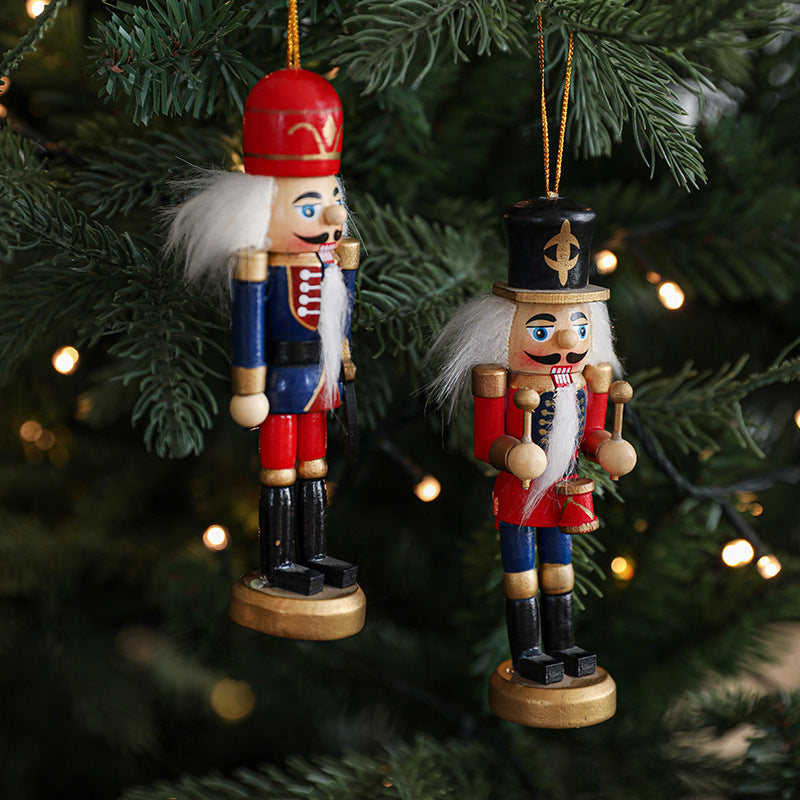 Nutcracker pendant made of wood, 13 cm
