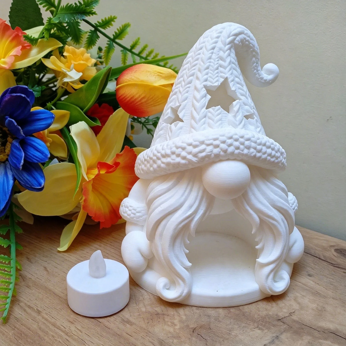 LED-Candle Holder Dwarf, Christmas Decoration