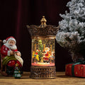 Decorative Lantern Music Box with Snow Effect
