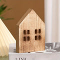 Decorative wooden hut for the table