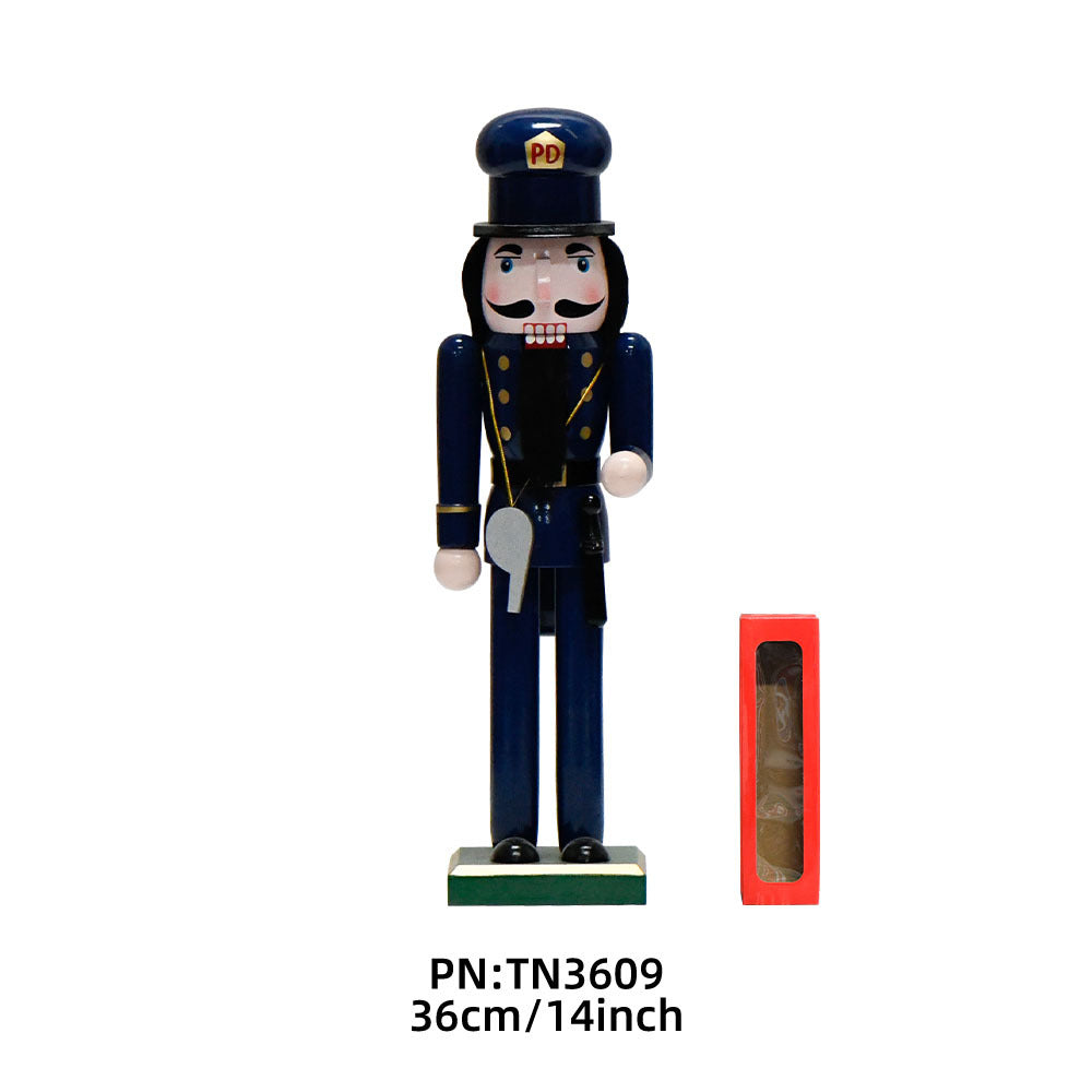 Nutcracker figure, 36 cm, police design