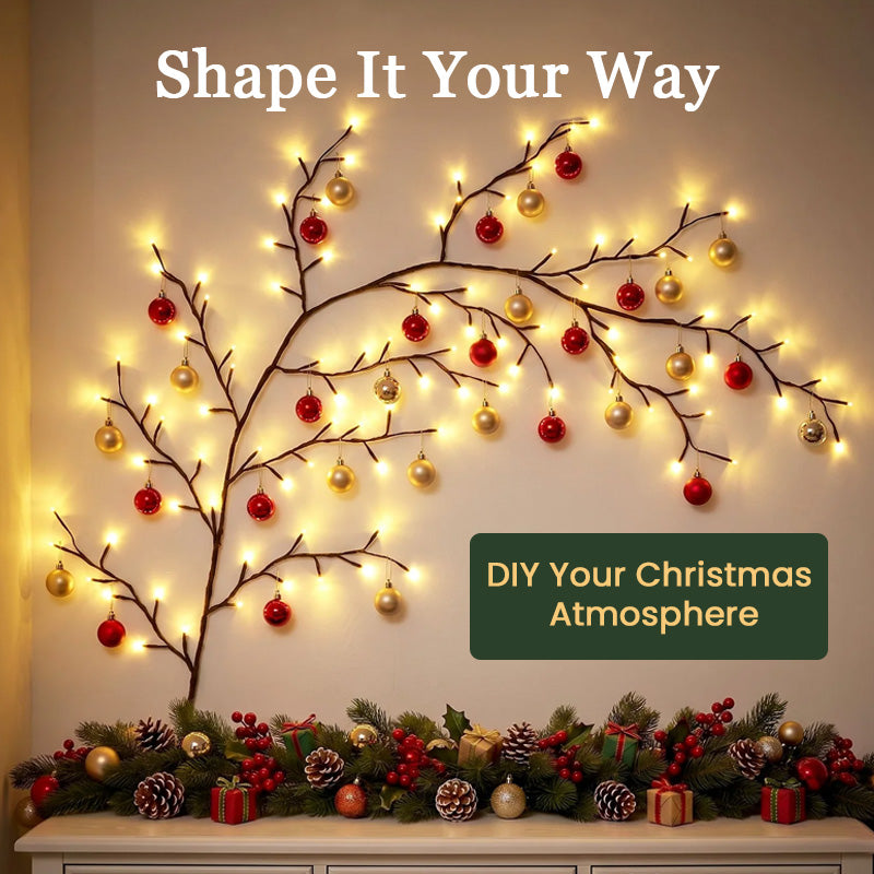 ✨Christmas Glow Branch Lights – Shapeable LED Wall Decor