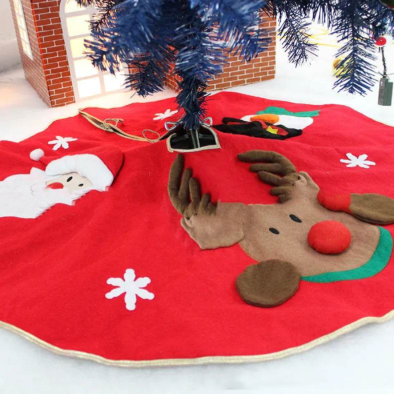 Yeouu | Christmas Tree Skirt High Grade Hotel Christmas Decoration Tree Skirt Layout